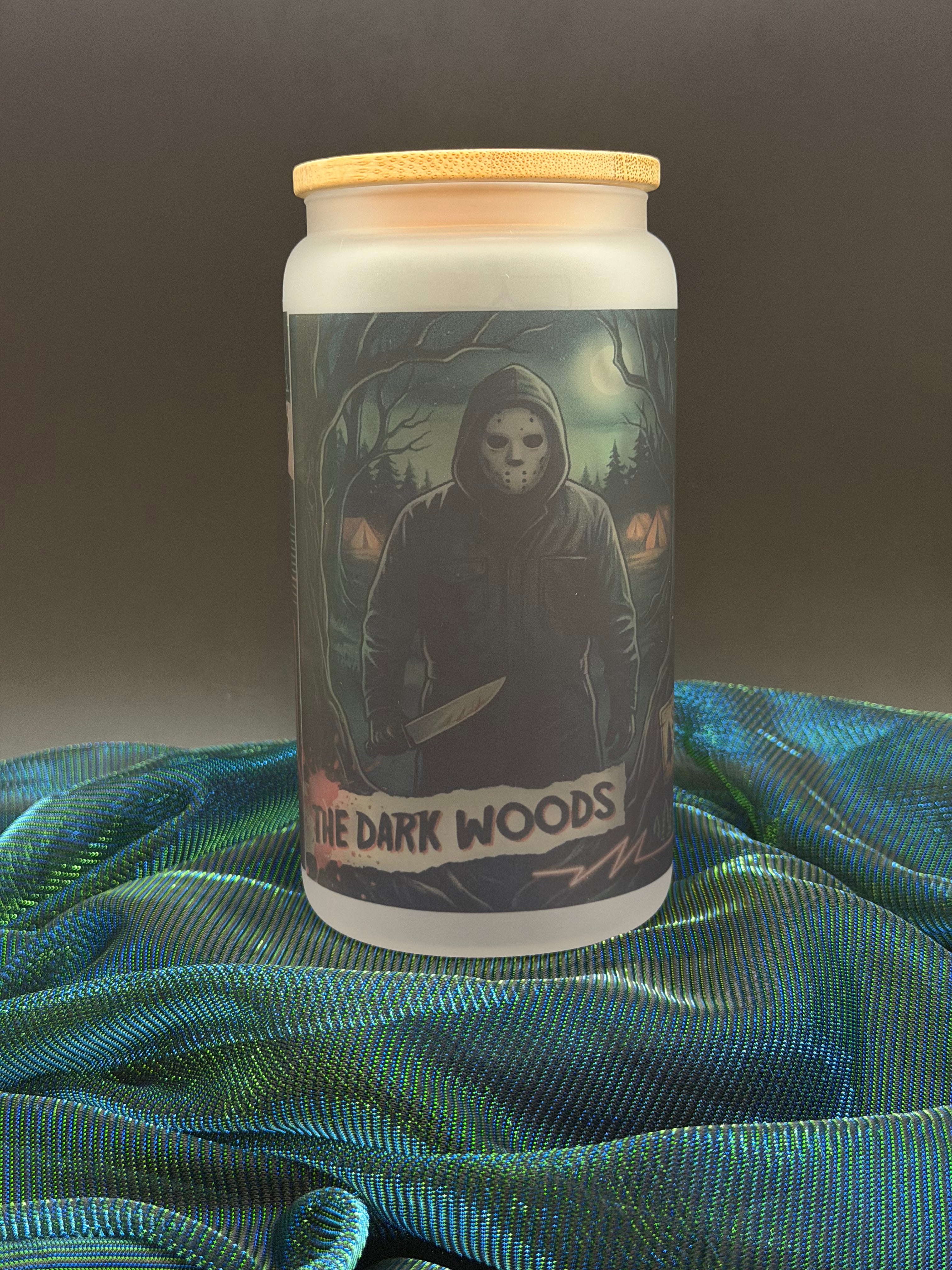 Horror Movie Frosted Glass Tumbler - 16 oz