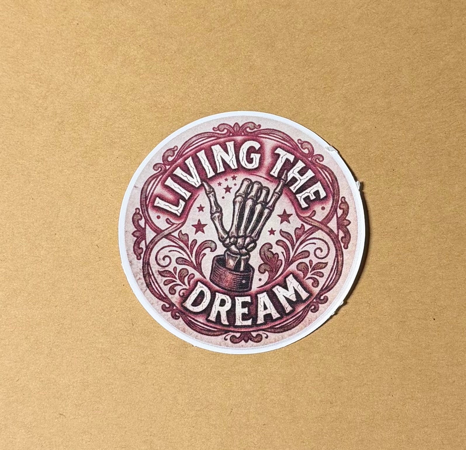 Living the Dream Sticker