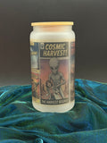Cosmic Harvest Alien Comic Book Frosted Glass Tumbler - 16 oz