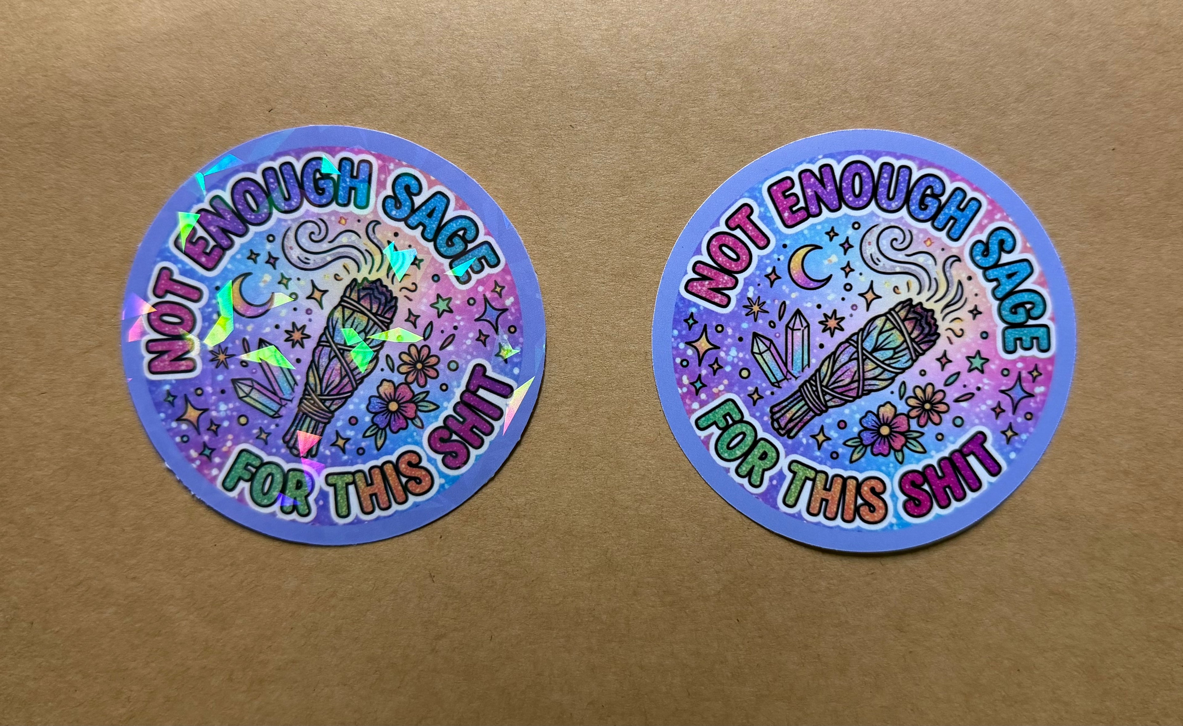 Not Enough Sage For This Shit Sticker, Funny Witchy Vinyl Decal