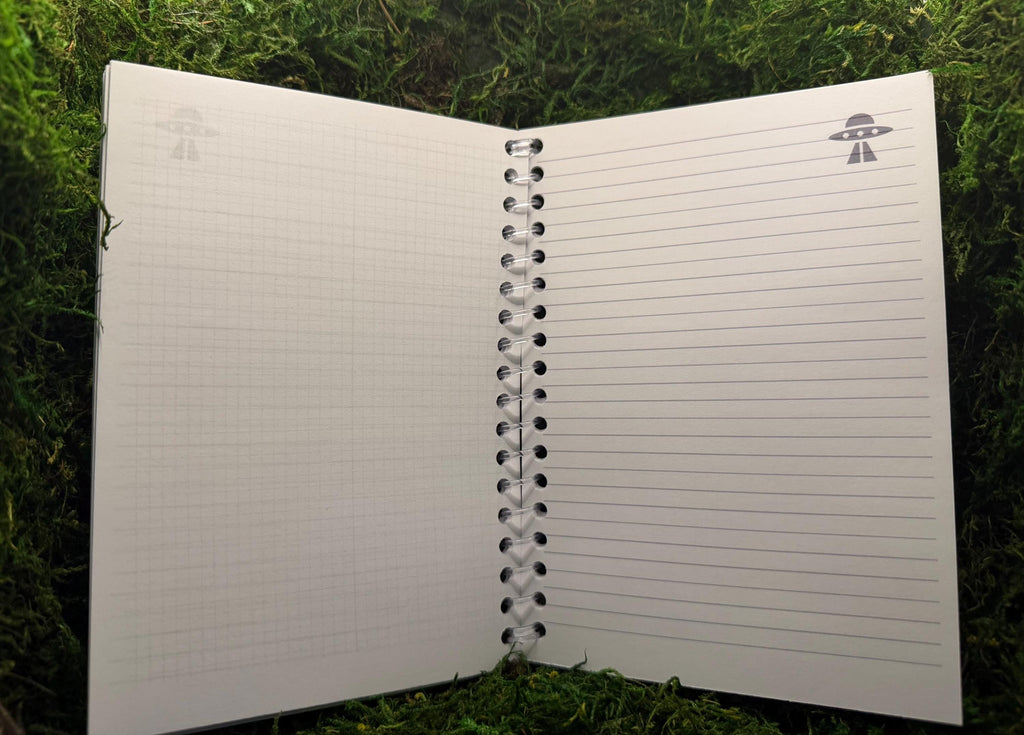 Alien Halloween Spiral Notebook