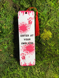 Enter at your own risk - Bookmark