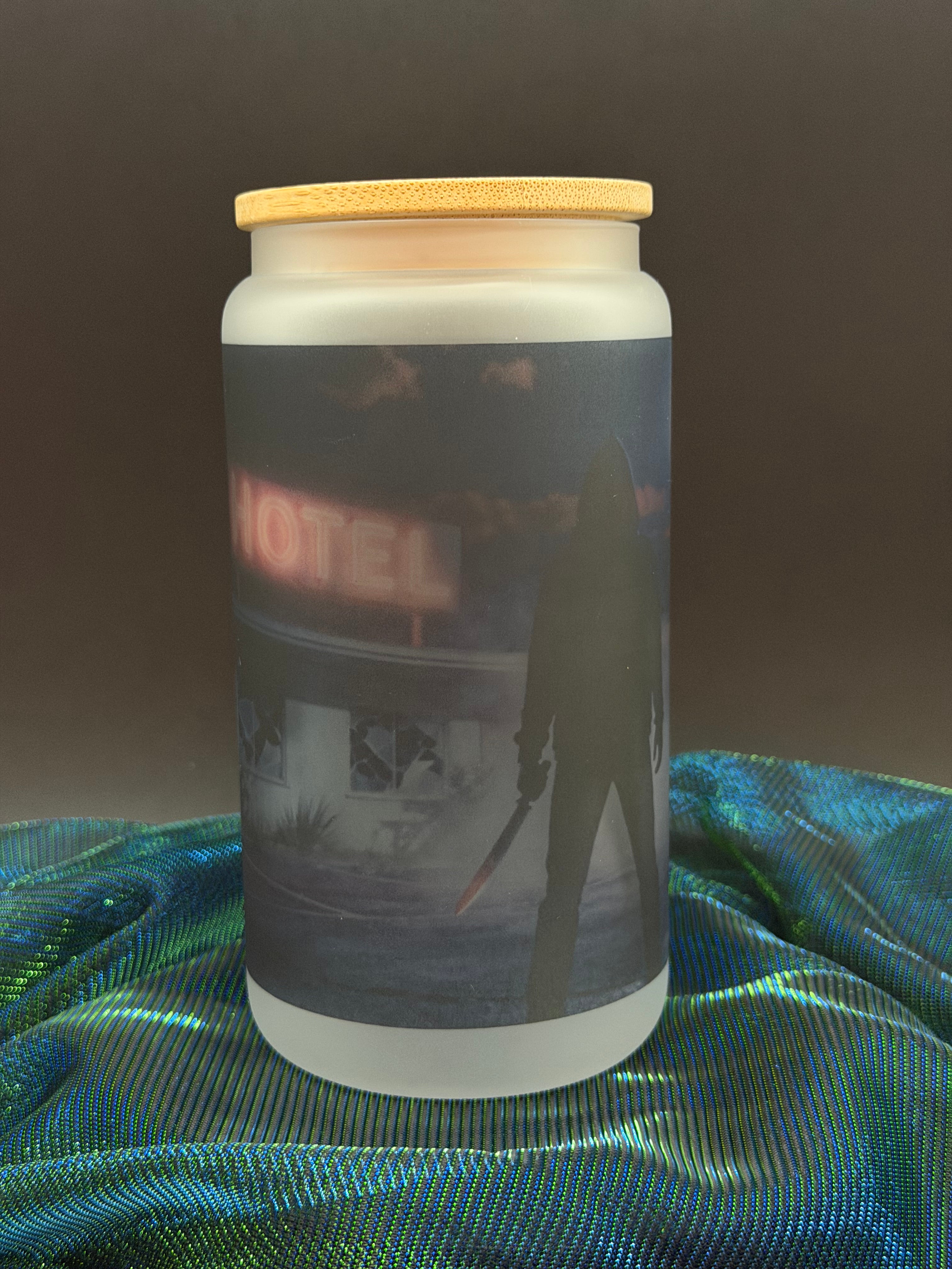 Suspense Thriller Frosted Glass Tumbler - 16 oz