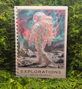 Explorations Space Journal - Cosmic Astronaut Spiral Notebook, Galaxy Sci-Fi Diary, Aesthetic Astronomy Gift,  Celestial Journal
