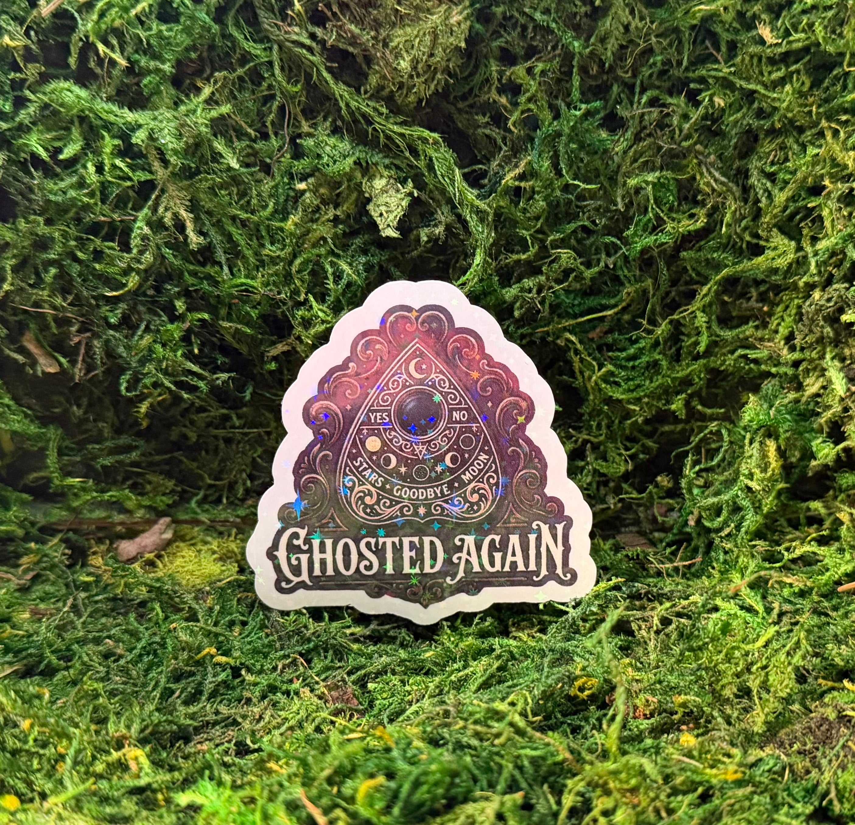 Ghosted Again Sticker