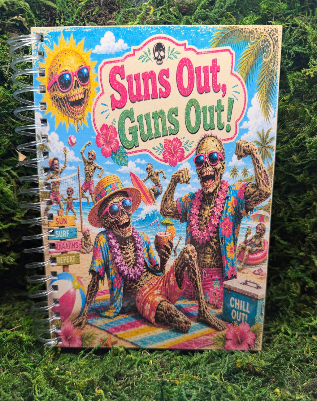 Summerween Zombie Spiral Journal