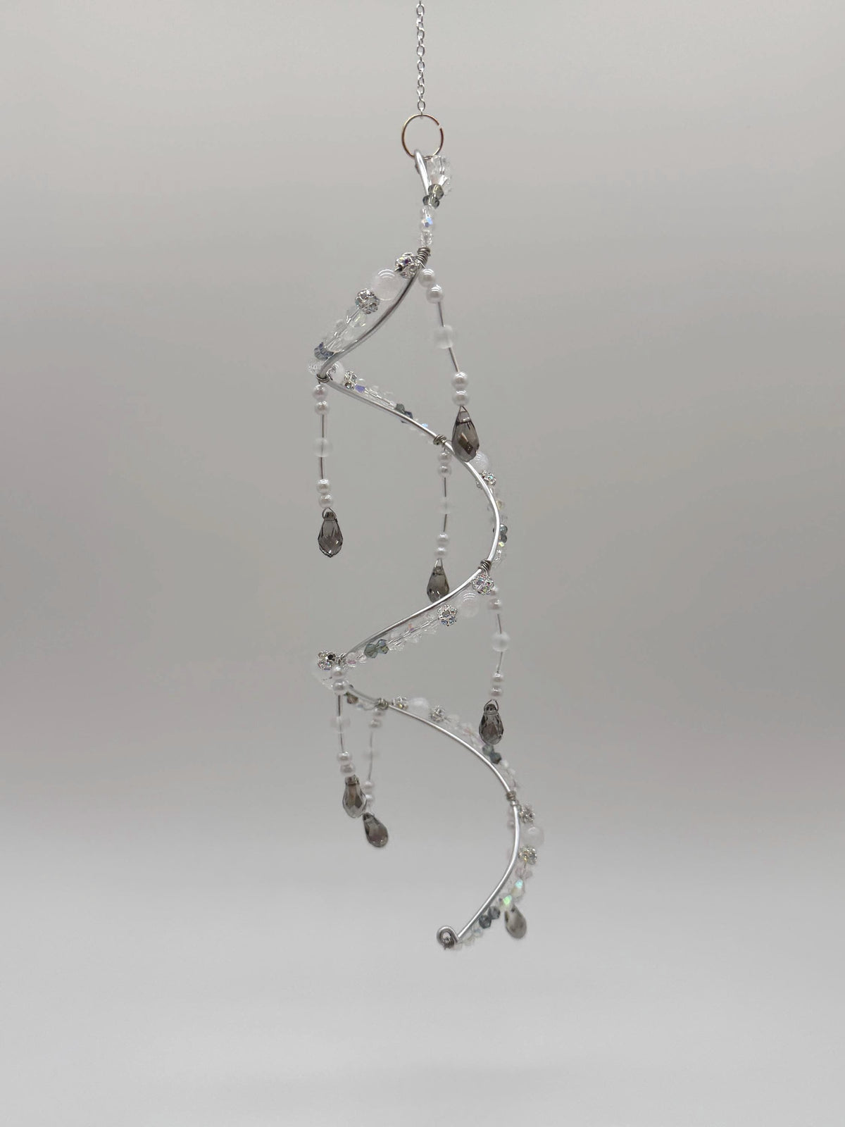 Beaded Spiral Suncatcher