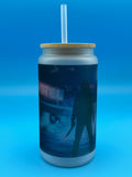 Suspense Thriller Frosted Glass Tumbler