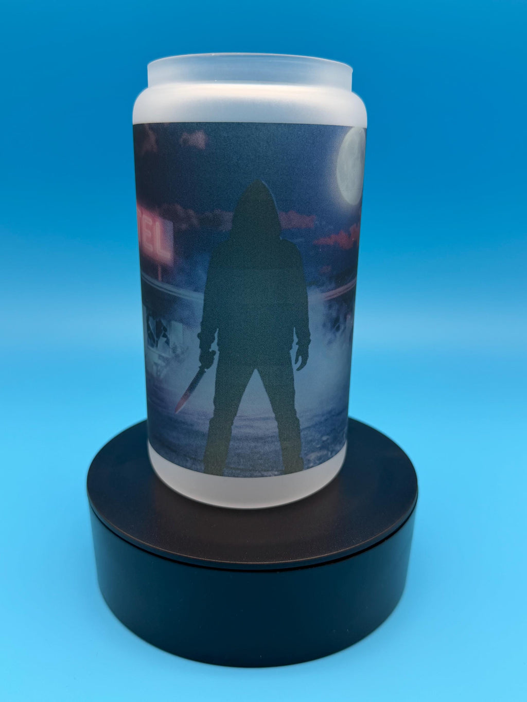 Suspense Thriller Frosted Glass Tumbler