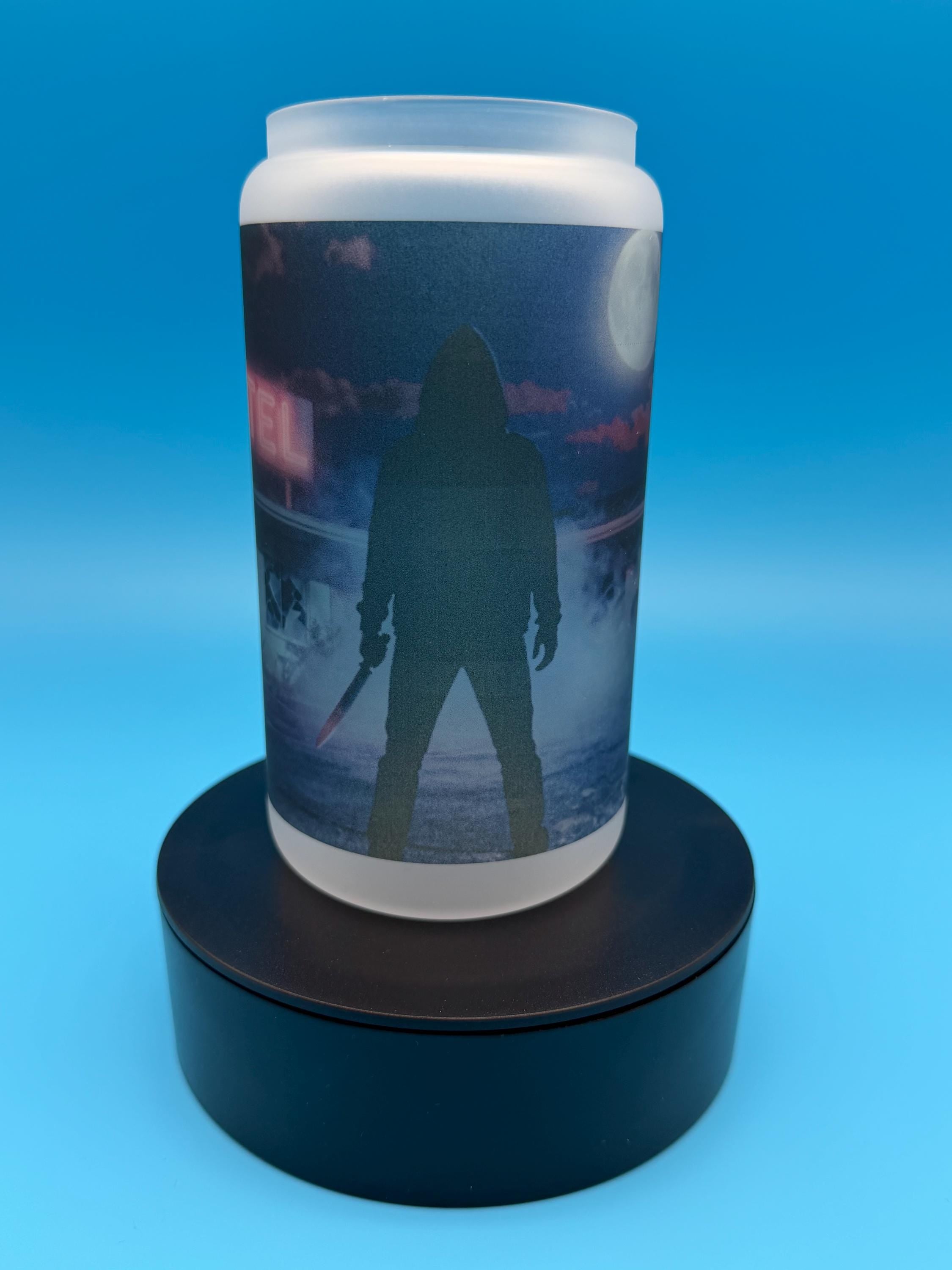 Suspense Thriller Frosted Glass Tumbler