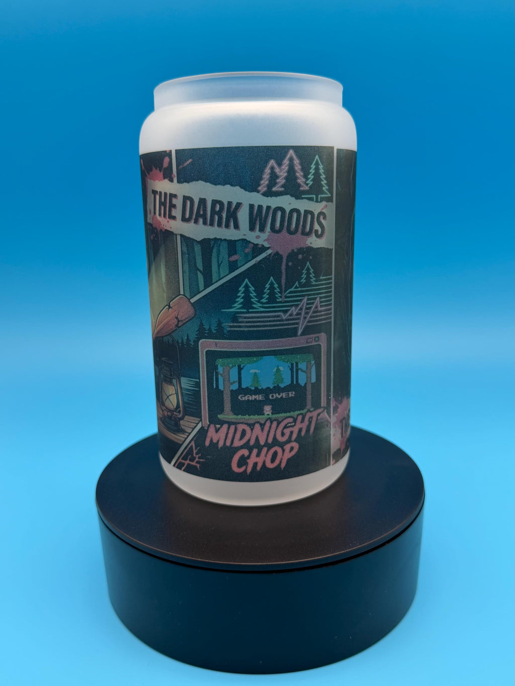 Horror Movie Frosted Glass Tumbler