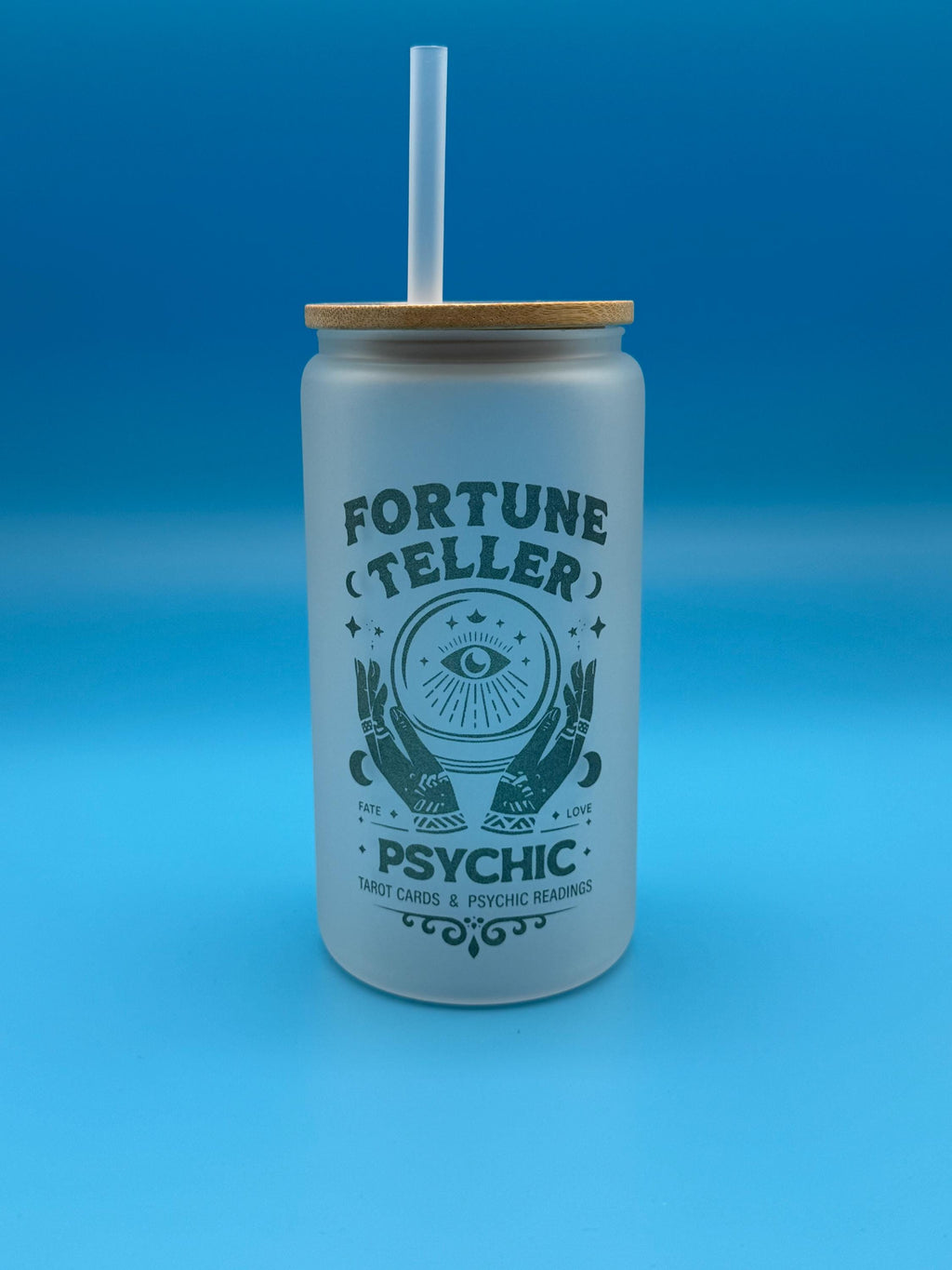 Fortune Teller Frosted Glass Tumbler