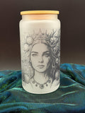 Persephone Frosted Glass Tumbler - 16 oz