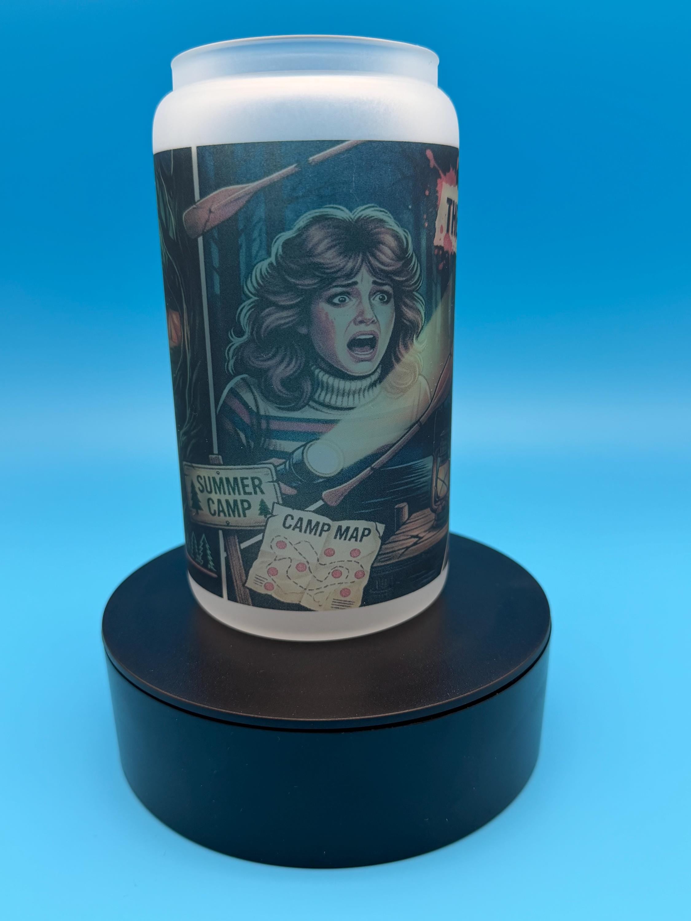 Horror Movie Frosted Glass Tumbler