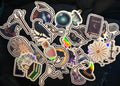 15 Pc Witchy Sticker Bundle - Celestial and Goth Aesthetic Decals - Grimoire Crystal Ball Spirit Guide Stickers - Journal Kindle Pack