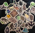 15 Pc Cryptid and Alien Sticker Bundle - Bigfoot UFO Mothman Decals - Area 51 Mystery Sci Fi - Journal Kindle Pack