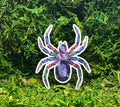 Jeweled Spider Sticker, Gemstone Spider Vinyl Decal, Gothic Glam Spider, Crystal Insect Sticker, Whimsigoth Laptop Decal