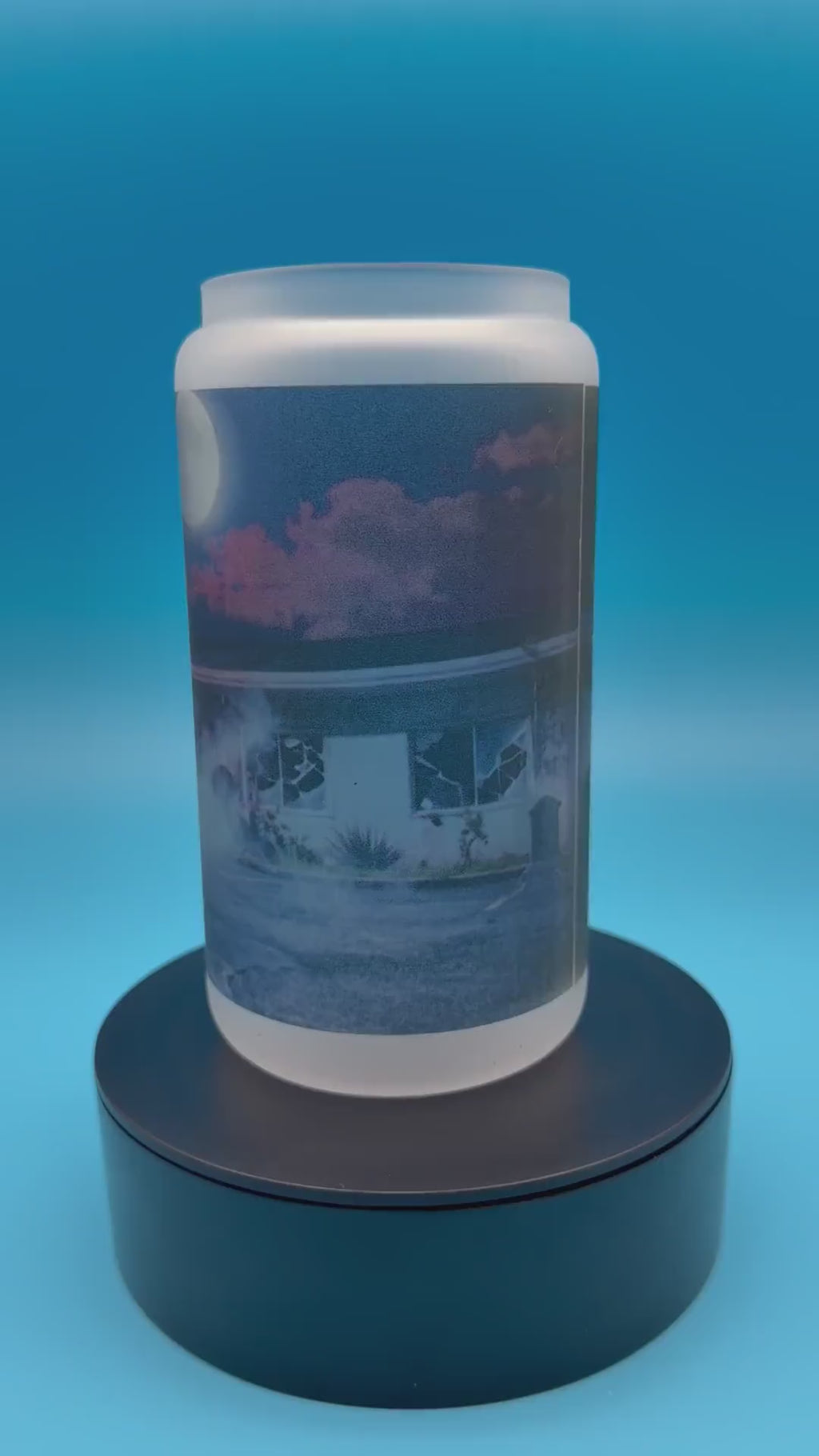 Suspense Thriller Frosted Glass Tumbler