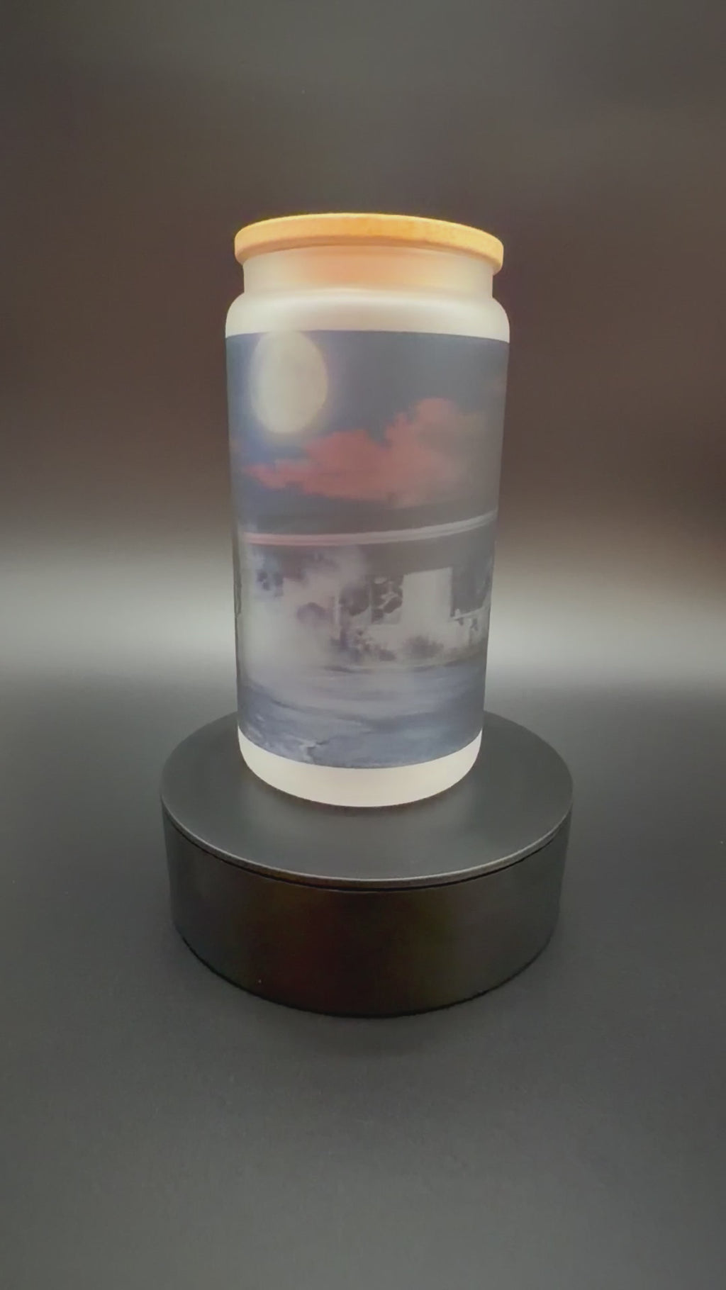 Suspense Thriller Frosted Glass Tumbler - 16 oz