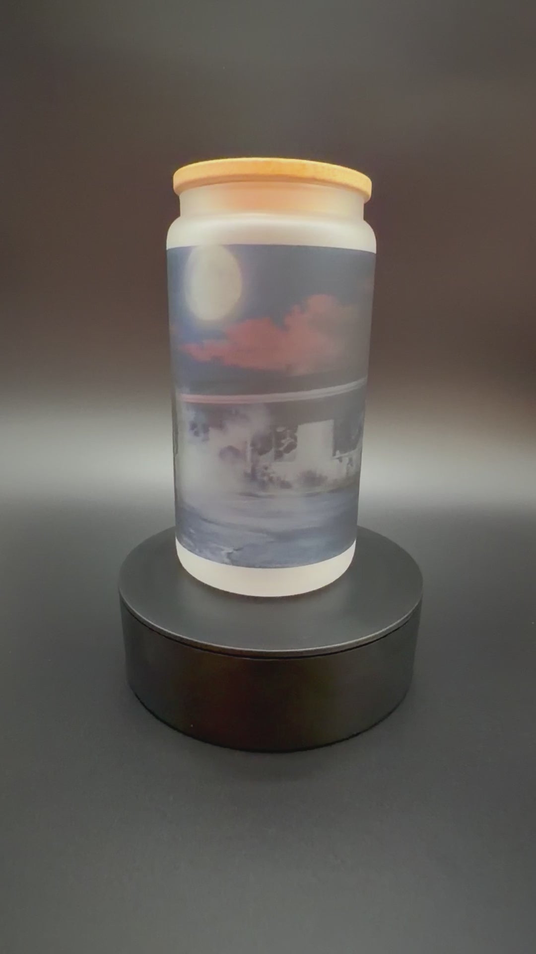 Suspense Thriller Frosted Glass Tumbler - 16 oz